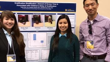 Thalia, Aileen, Daniel at URC 2017