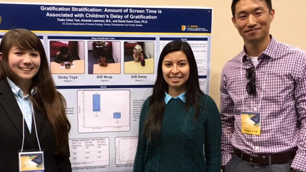 Thalia, Aileen, Daniel at URC 2017