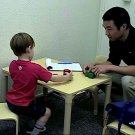 Daniel administering the child tasks
